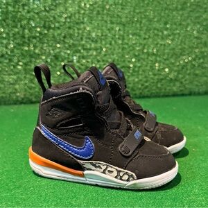Nike Air Jordan Legacy 312 TD Knicks Black Toddler Baby Boy Size 4C